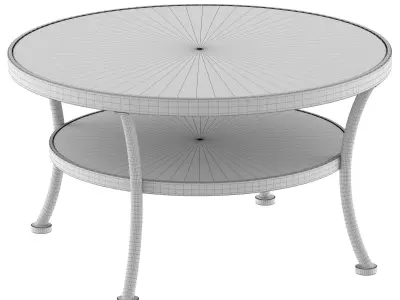 Coffee Table With Storage By 17 Stories 3D model