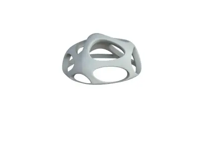 SciFi Cube Object No 49128 Low Poly Shape Low-poly 3D model