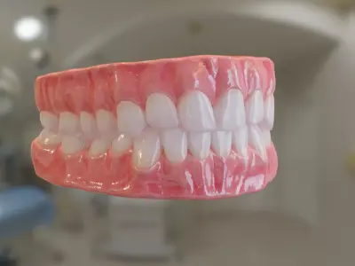Teeth  Low-poly 3D model