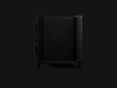 Old Iron Safe Low-poly 3D model