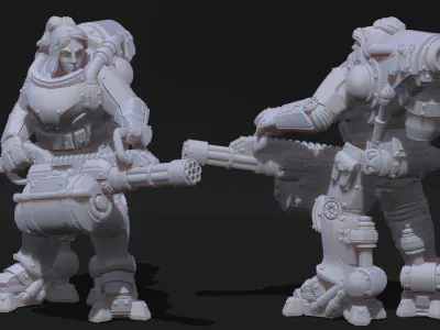 Jade Coalition - Heavy Infantry 3D print model