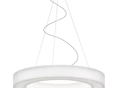 SATURN pendant light with circular shape 3D model