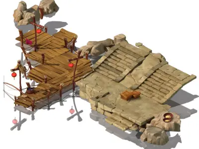 City - Pier 23 3D model