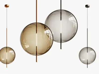 Kandinsky pendant lamp 3D model