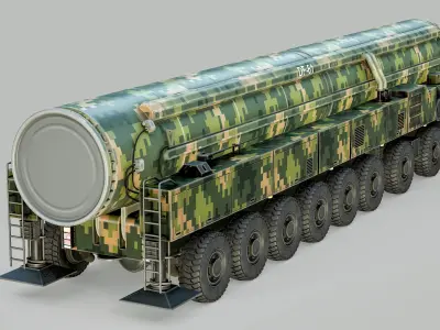  Dongfeng DF-61 Mobile Intercontinental Ballistic Missile PBR 
