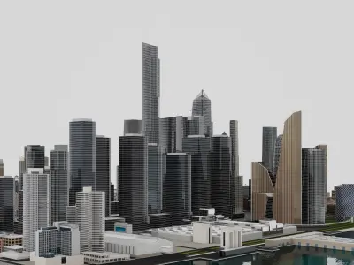 Midtown Manhattan New York 3D model