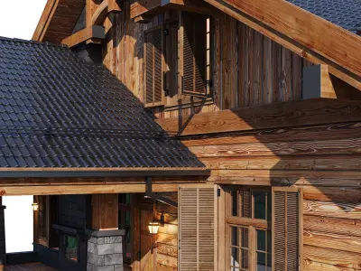 Eco wood v4 3D model