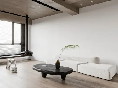 Modern Office Design 3D Model 3D model