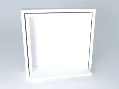 Willow square thin2 Free 3D model