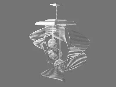 Chandelier Light 3D model