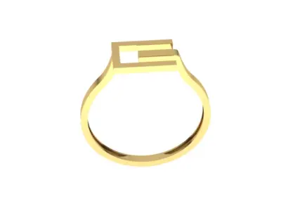 Gold Ring Minimal 5 3D print model