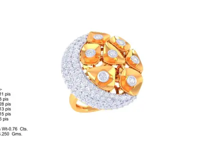  Women Ring MTL 3dm STL OBJ FBX Details 3D print model 56