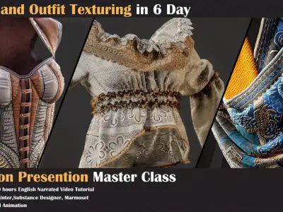 Cloth and Outfit Texturing in 6 Days - Master Class Texture