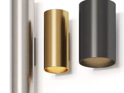Modular Lighting Instruments Nude Wall Lamps 3D model