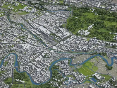 Bogor Low-poly 3D model