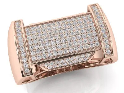 Big fancy mans ring 3D print model