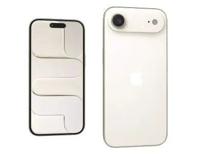 Apple iPhone Air Gold Light 3D model