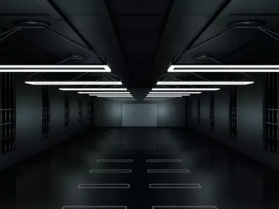 Futuristic Interior 3D model purchase