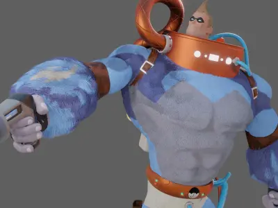 SpaceBoy Umbrella Academy 3D model