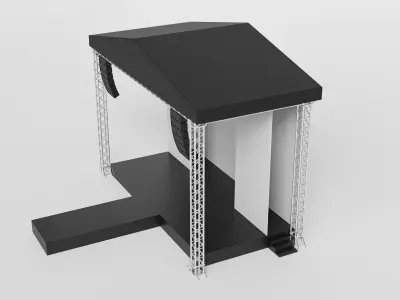 Concert Stage 12 3D model buy