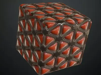 Sci-Fi Wall PBR Seamless Texture