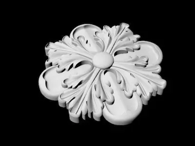 rosette dekor 3D model 27