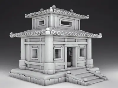 House chinese 3D print model