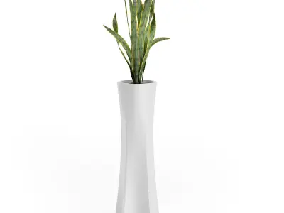 GardenPlants palm tree in pot 3D model