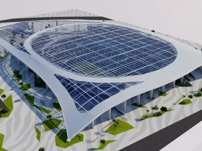 SoFi Stadium - Los Angeles - USA 3D model