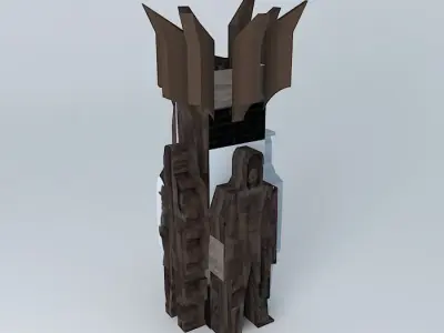 Heroes Monument  3D model