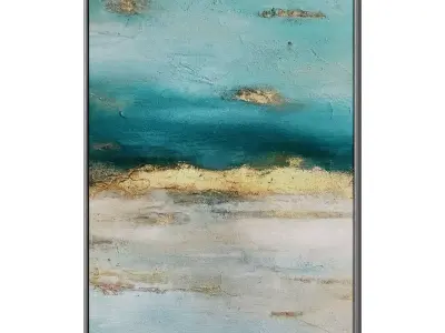 Abstract Painting Frame set 3D model 802