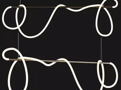 PROLED OPAL SHAPE Hanging lamp 3D model