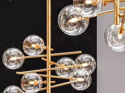 Bolle hanging lamp Gallotti 3D model