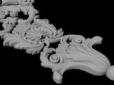 dekor ornate design 3D model 5