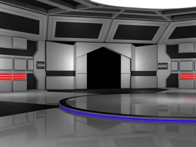 Sci Fi Room 3D model