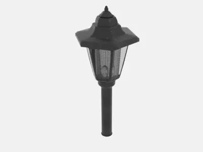  LED Outdoor Solar Garden Light 3D model