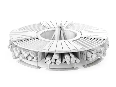 Fire Pit 06 3D model