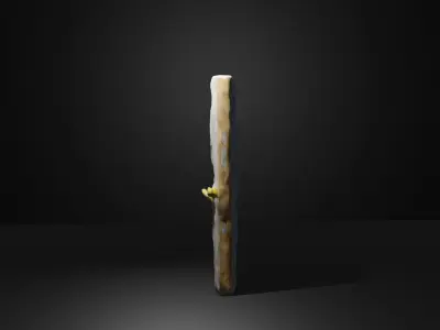 Deformed Door Low-Poly Low-poly 3D model