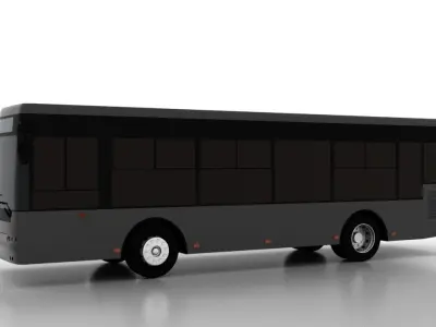 Bus Bogdan A60110 Low Low-poly 3D model