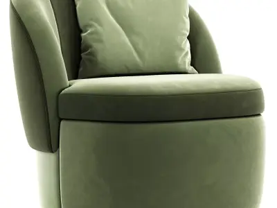 Bisou Armchair 3D model