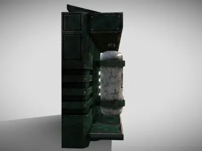 Sci-fi Panel Element Low-poly 3D model shop