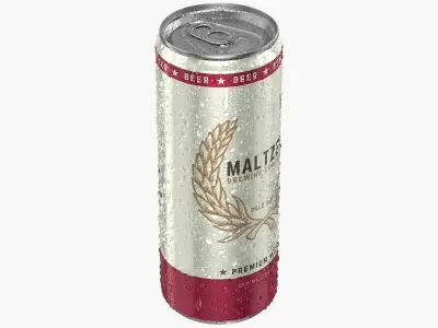  Slim Beer Can With Droplets 250ml 