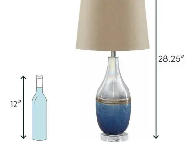 Millen Glass Table Lamp 3D model