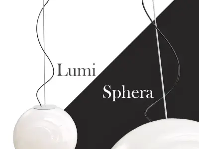 LUMI SFERA  Pendant lamp 3D model