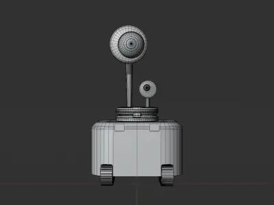 Robot Model Low-poly 3D model