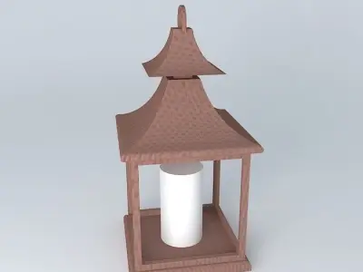 Lamp with diffuser Free 3D model