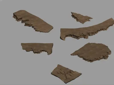 land ground 3D model