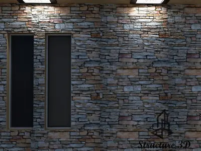 Modern Facade Archi 3D Model 3D model