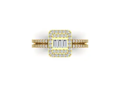 Jewelry ring 442 3D print model