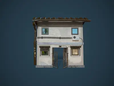 Old House Free low-poly 3D model